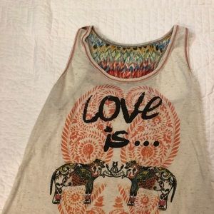 Graphic tank top